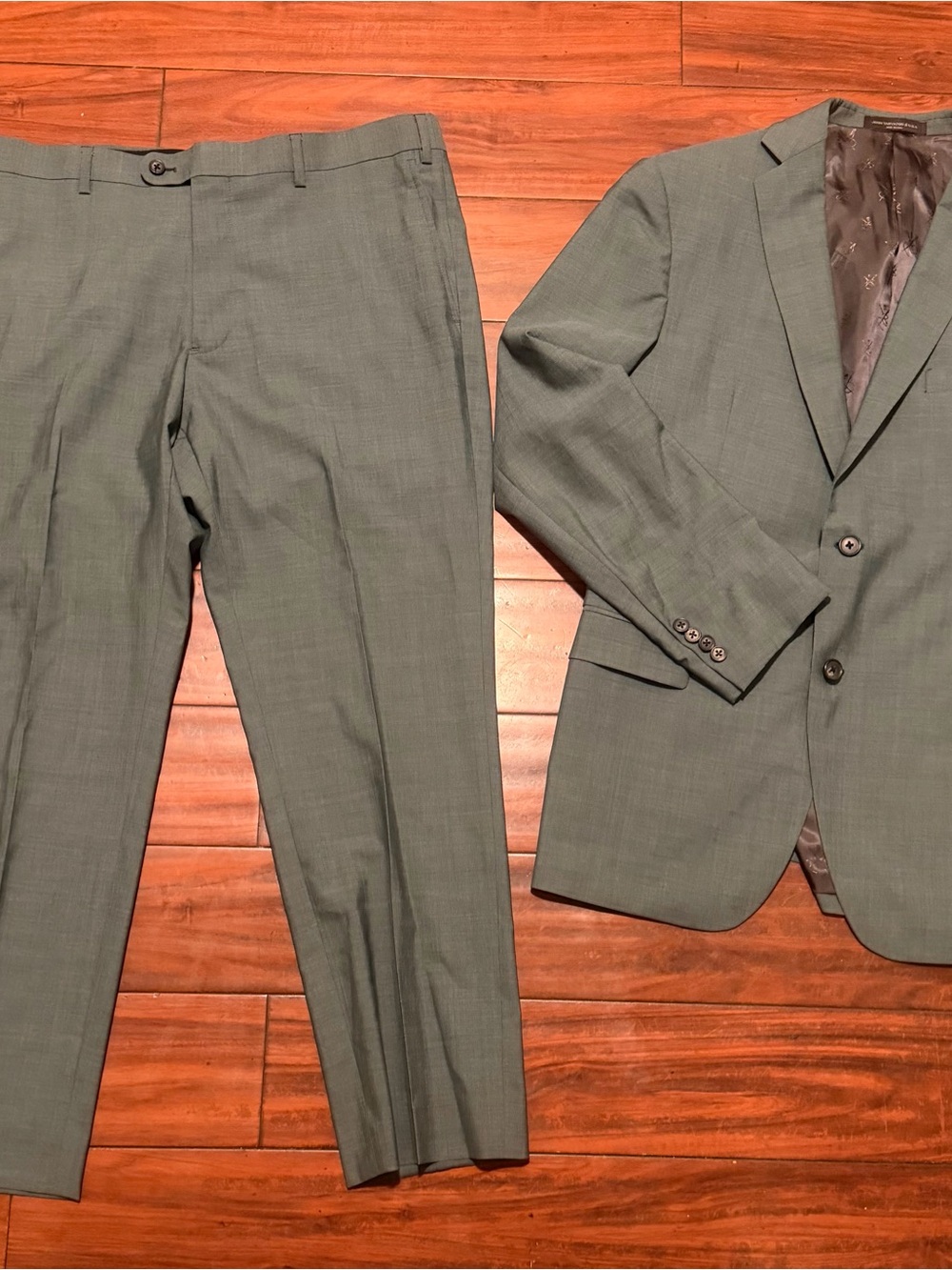 John Varvatos Gray Suit Trousers